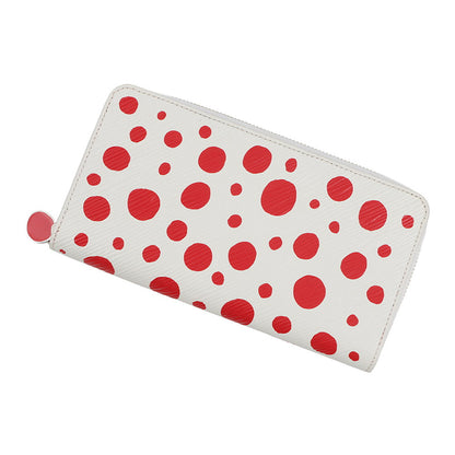 LOUIS VUITTON LVxYK Zippy Wallet Red/WhiteM81961 Epi Leather/Infinity Dot