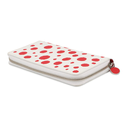 LOUIS VUITTON LVxYK Zippy Wallet Red/WhiteM81961 Epi Leather/Infinity Dot