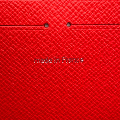 LOUIS VUITTON LVxYK Zippy Wallet Red/WhiteM81961 Epi Leather/Infinity Dot