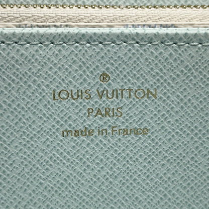 LOUIS VUITTON Zippy wallet Pistachio GreenN40748 Damier Licious
