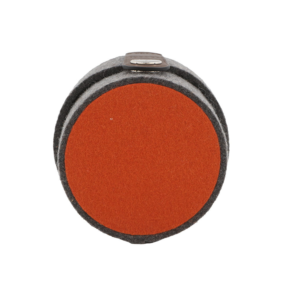 HERMES Sugar box Gray Felt