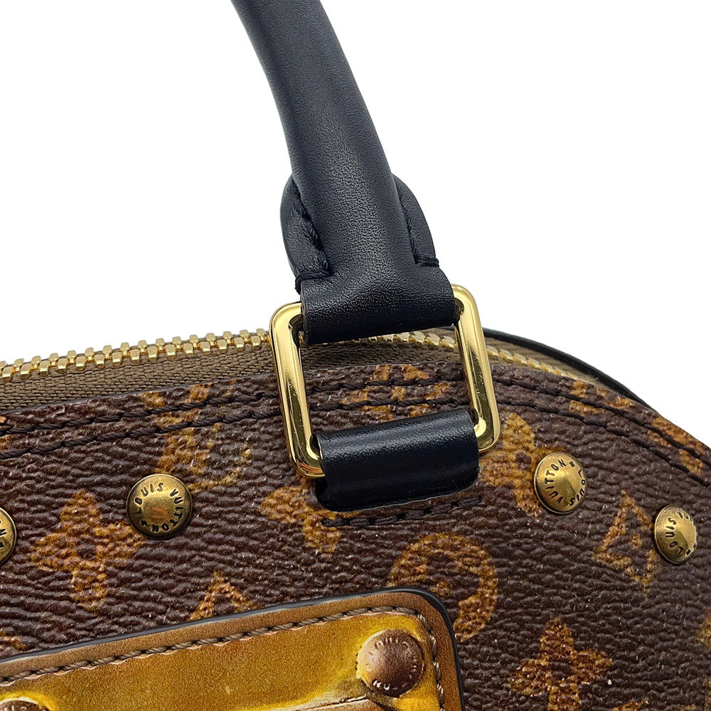 LOUIS VUITTON Time Trunk Alma BrownM52743 Transford Monogram Size BB