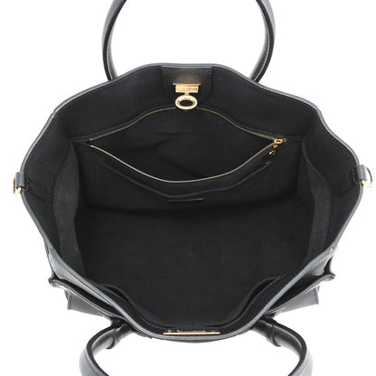 LOUIS VUITTON On My Side NoirM22225 Calf Leather Monogram Mahina Size GM