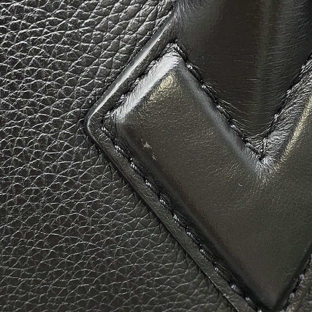 LOUIS VUITTON On My Side NoirM22225 Calf Leather Monogram Mahina Size GM