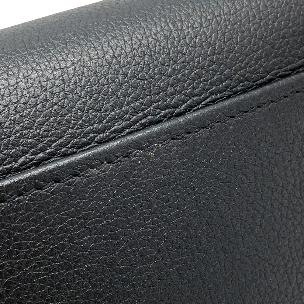 LOUIS VUITTON On My Side NoirM22225 Calf Leather Monogram Mahina Size GM