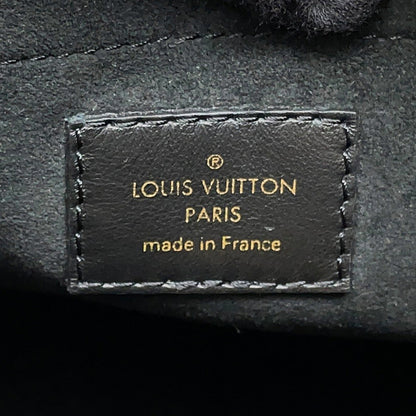 LOUIS VUITTON On My Side NoirM22225 Calf Leather Monogram Mahina Size GM