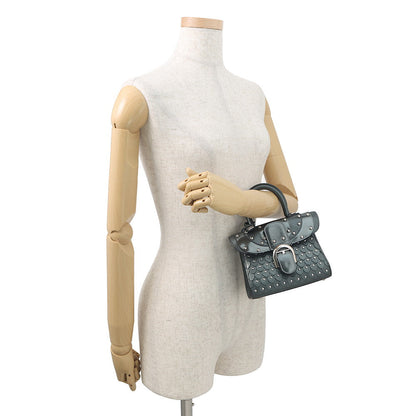 Delvaux Brillon Iron Shield GrayAA0434ARC080KPA Patent Leather Size micro
