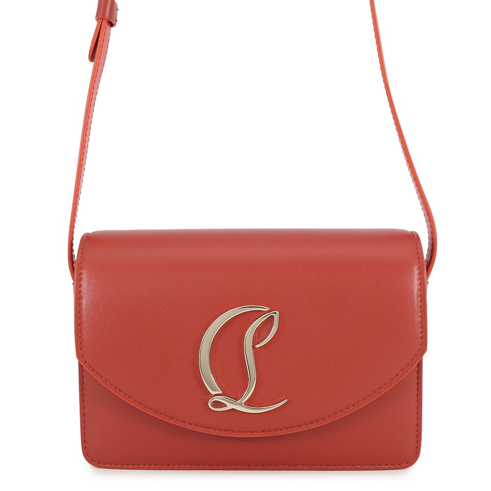 Christian Louboutin Ruby 54 Shoulder Bag Red1245050 Leather