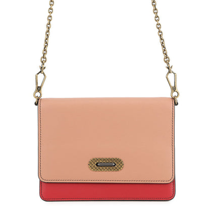 Bottega Veneta Chain wallet Pink/Red/Brown521308 Leather