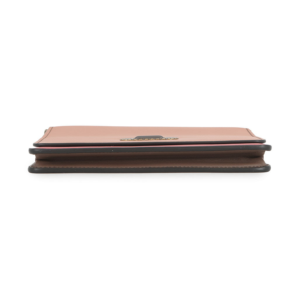 Bottega Veneta Chain wallet Pink/Red/Brown521308 Leather