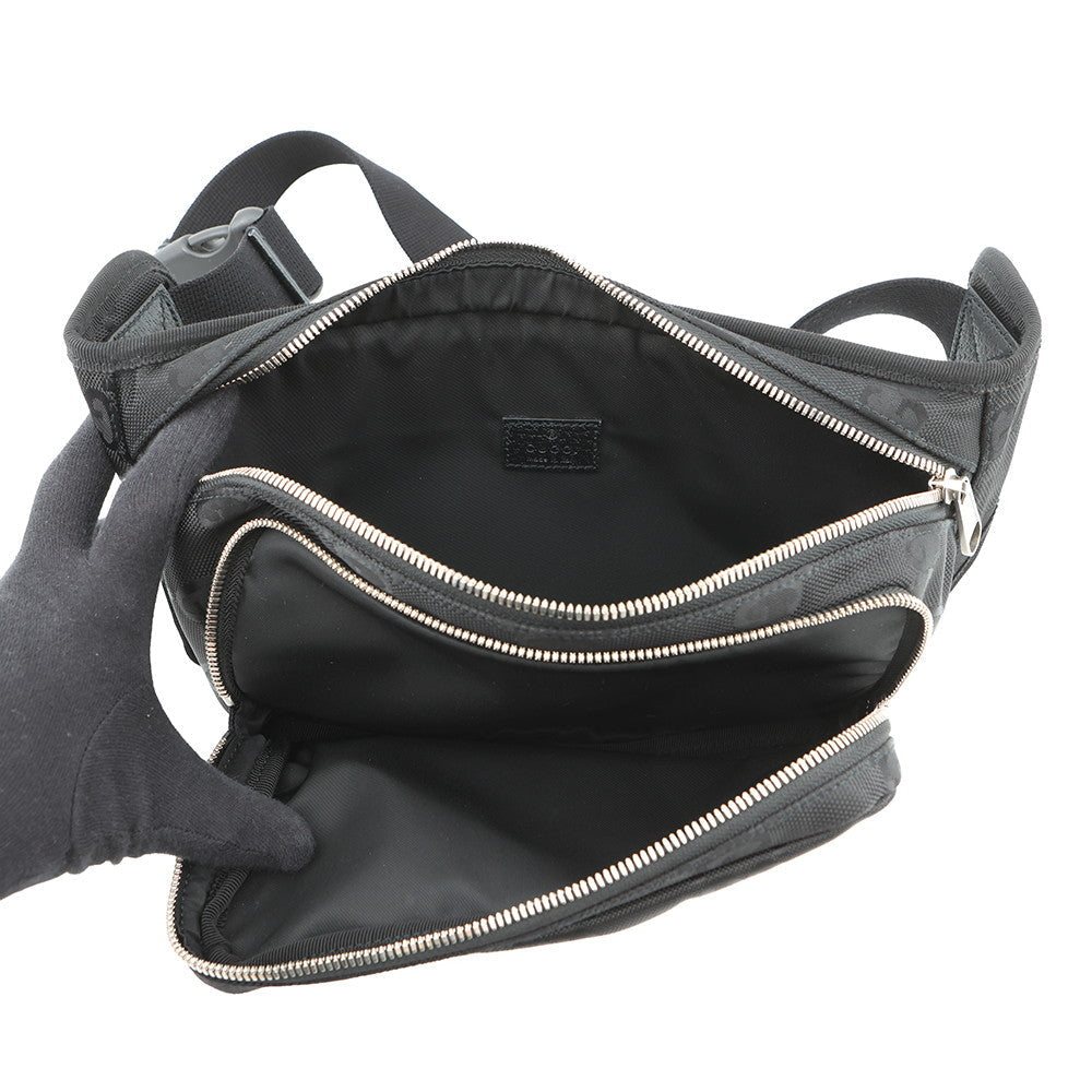 GUCCI Off the Grid Crossbody Bag Black739376 GGNylon