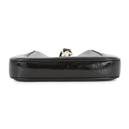 GUCCI Jackie ChainShoulder Black782889 Patent Leather Size Mini
