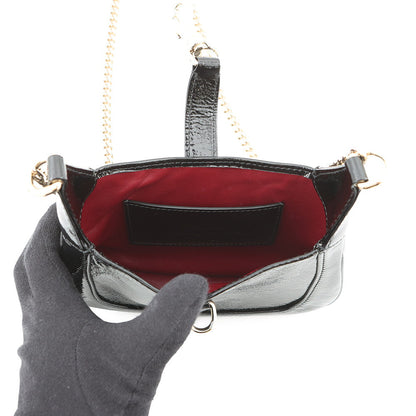 GUCCI Jackie ChainShoulder Black782889 Patent Leather Size Mini