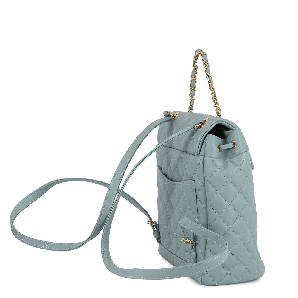 CHANEL Matelasse Backpack Light BlueA69964 Lambskin