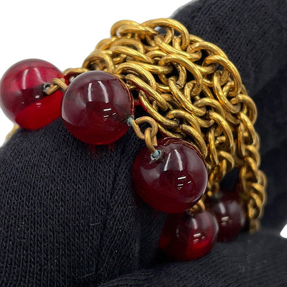 CHANEL Gripoa Double Necklace Gold Gold Plated