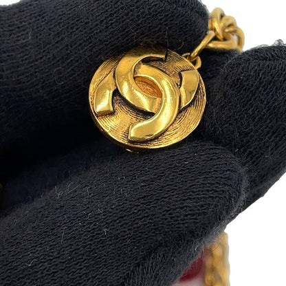 CHANEL Gripoa Double Necklace Gold Gold Plated