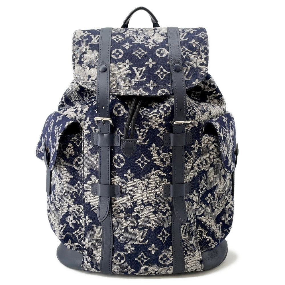 LOUIS VUITTON Christopher NavyM57280 Monogram / Tapestry Size PM