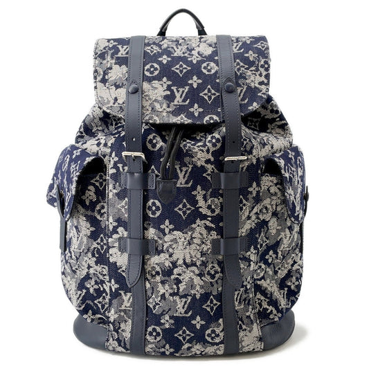 LOUIS VUITTON Christopher NavyM57280 Monogram / Tapestry Size PM