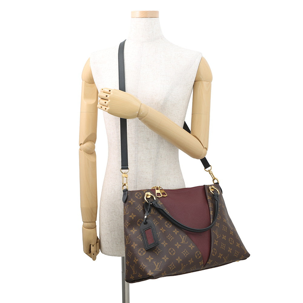 LOUIS VUITTON V Tote BordeauxM43949 Monogram Size MM