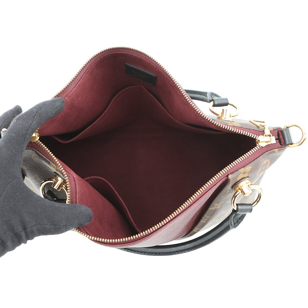 LOUIS VUITTON V Tote BordeauxM43949 Monogram Size MM