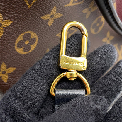 LOUIS VUITTON V Tote BordeauxM43949 Monogram Size MM