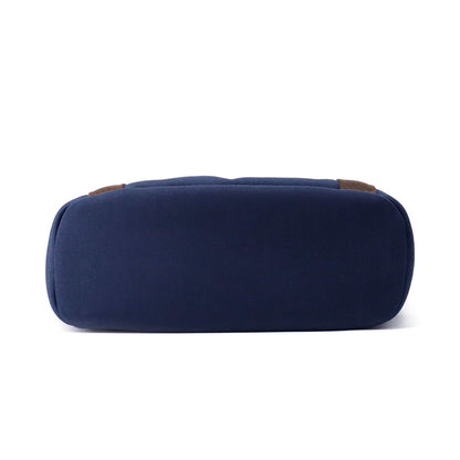 HERMES Sucked Pansage Groom Navy/Feu Toile Chevrons Canvas
