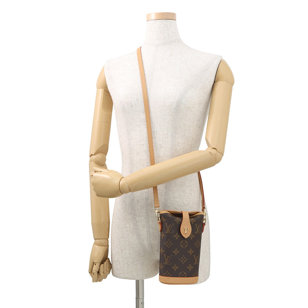 LOUIS VUITTON Fold Me Pouch BrownM80874 Monogram