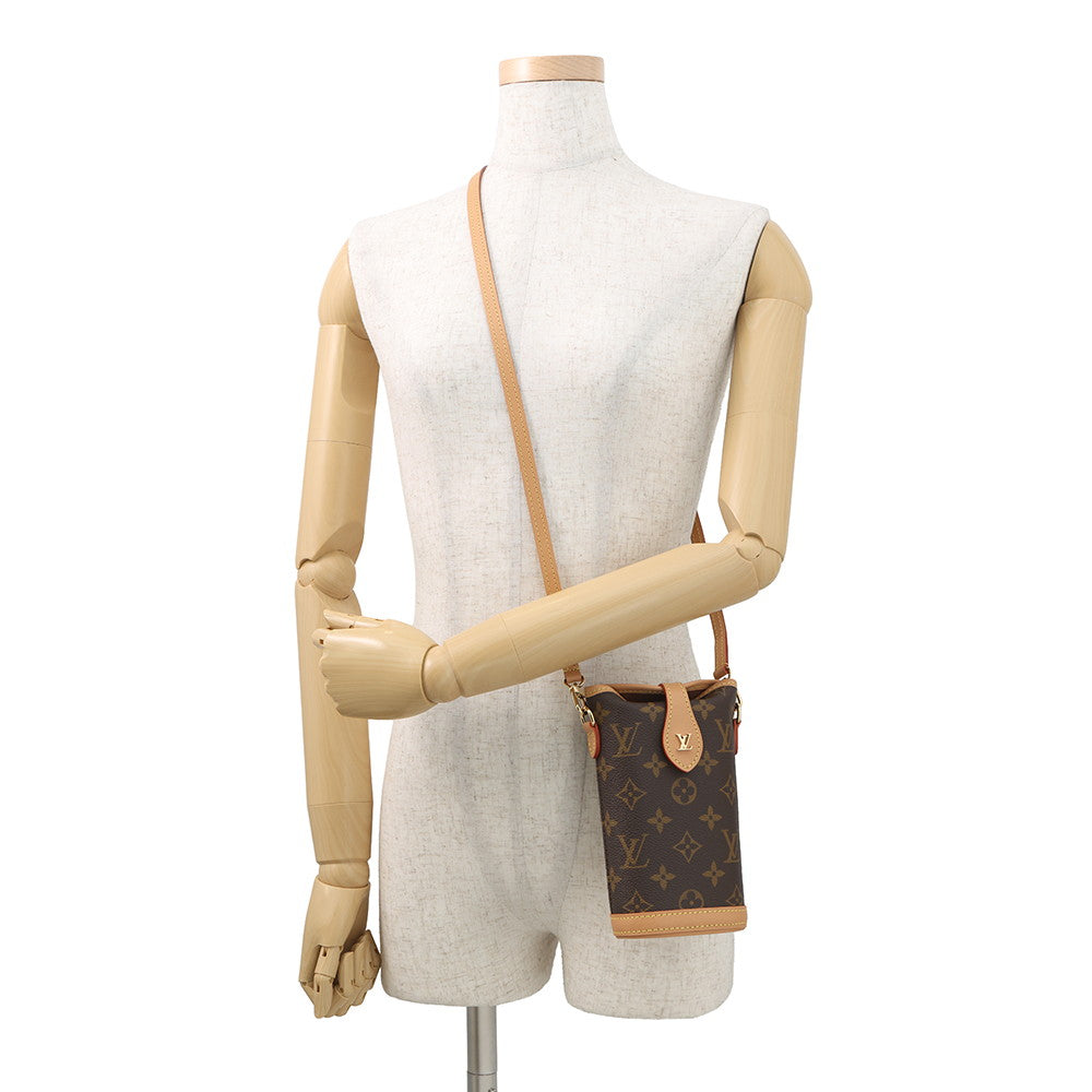 LOUIS VUITTON Fold Me Pouch BrownM80874 Monogram