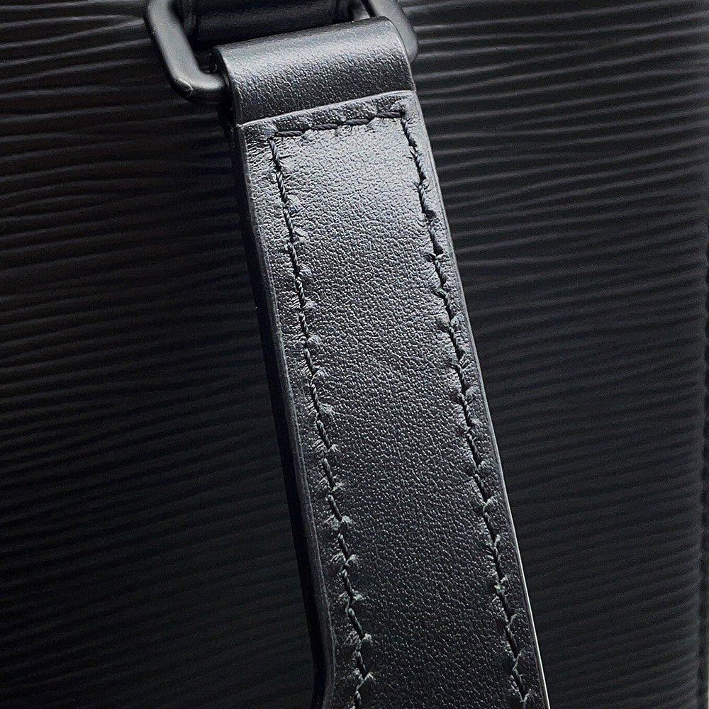 LOUIS VUITTON Sac Plat Fold NoirM58497 Epi Leather