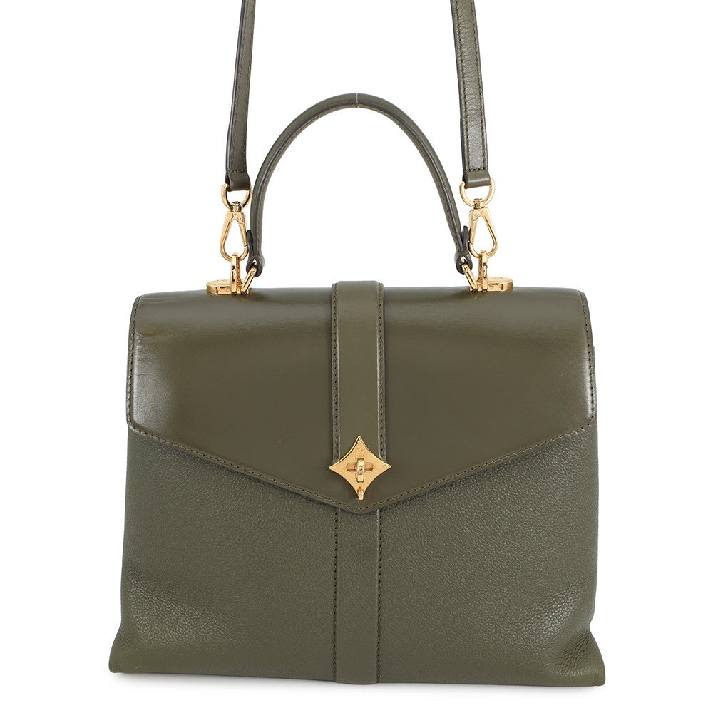 LOUIS VUITTON Rose de Vin KhakiM53819 Calf Leather Size MM