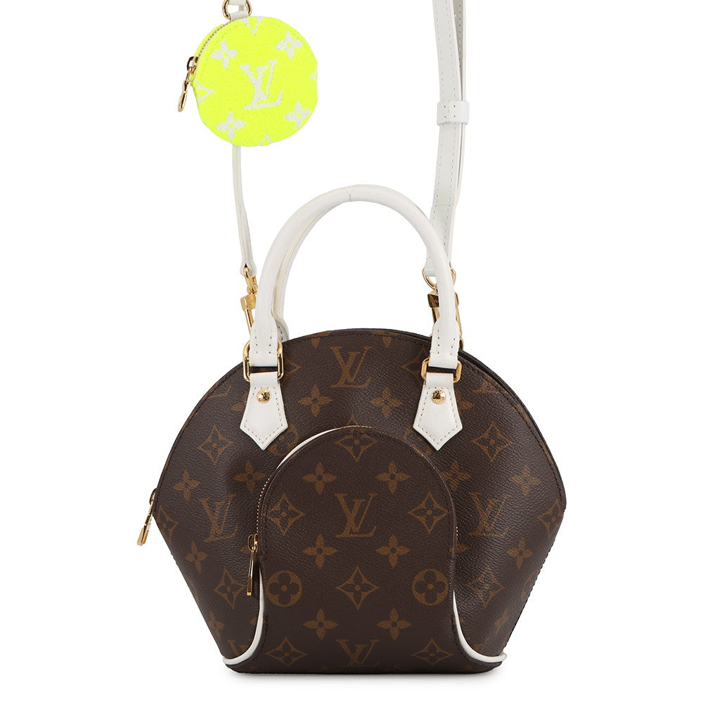 LOUIS VUITTON Ellipse Brown/White/YellowM20752 Monogram Size BB