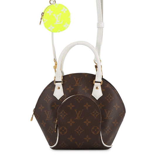 LOUIS VUITTON Ellipse Brown/White/YellowM20752 Monogram Size BB