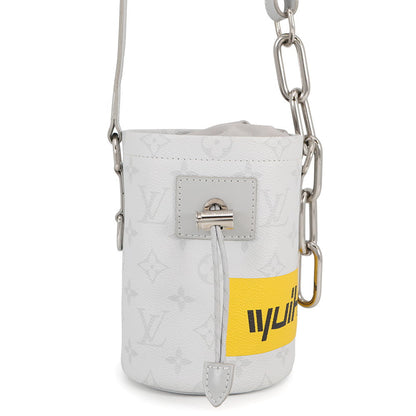 LOUIS VUITTON Chalk Nano Bag GrayM44631 WhiteMonogram