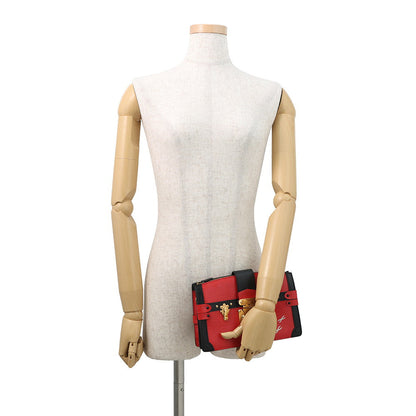 LOUIS VUITTON Trunk Clutch RedM51697 Epi Leather