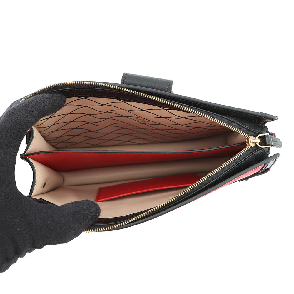 LOUIS VUITTON Trunk Clutch RedM51697 Epi Leather