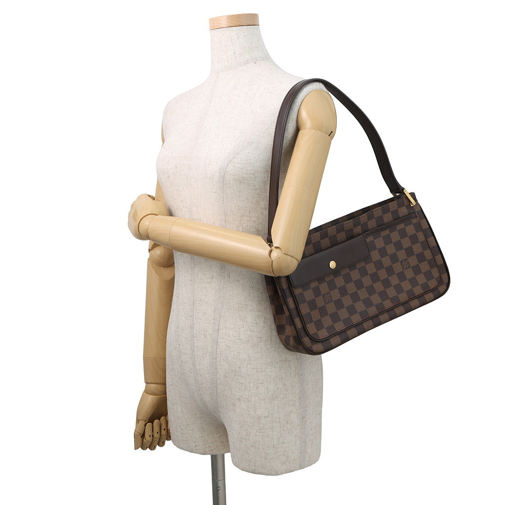 LOUIS VUITTON Aubagne RedN51129 Damier Ebene Canvas