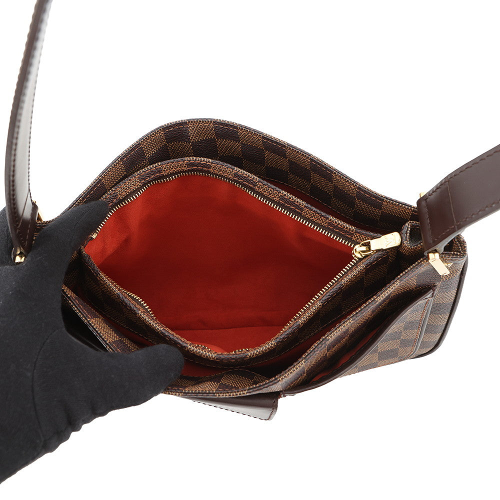 LOUIS VUITTON Aubagne RedN51129 Damier Ebene Canvas