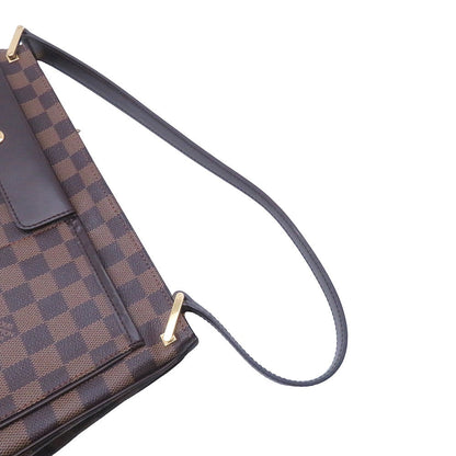 LOUIS VUITTON Aubagne RedN51129 Damier Ebene Canvas