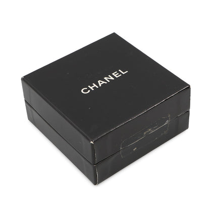 CHANEL Straw Hat Motif Earrings Gold Gold Plated