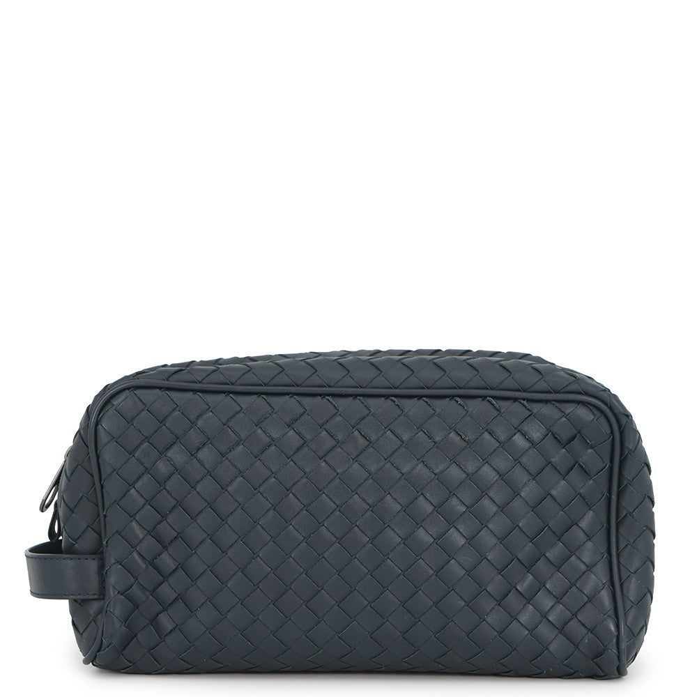 Bottega Veneta INTRECCIATO business bag Navy174361 Leather