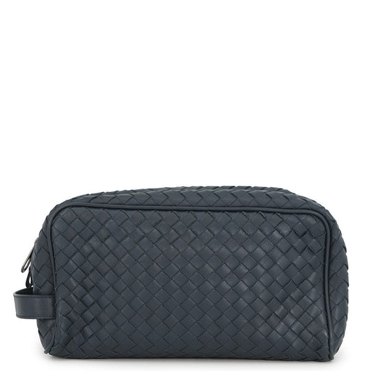 Bottega Veneta INTRECCIATO business bag Navy174361 Leather