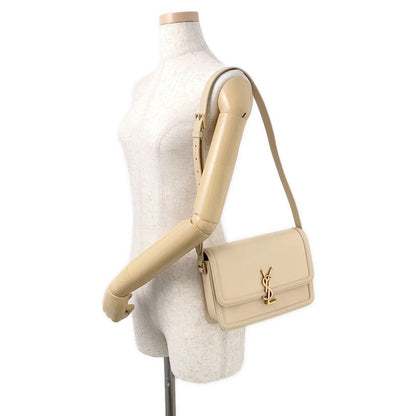 SAINT LAURENT PARIS Solferino Shoulder Bag Beige634305 Leather