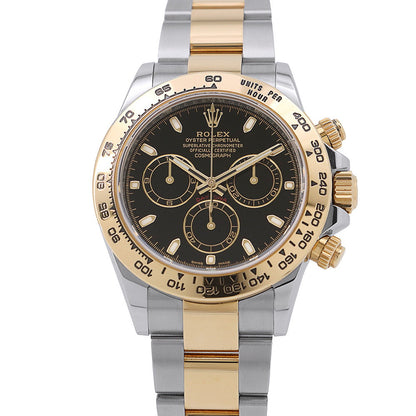 ROLEX Cosmograph Daytona W40mm Stainless Steel K18YG Black Dial116503