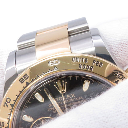ROLEX Cosmograph Daytona W40mm Stainless Steel K18YG Black Dial116503