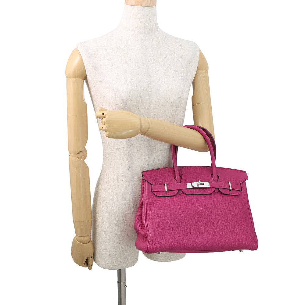 HERMES Birkin Rose Purple Togo Leather Size 30