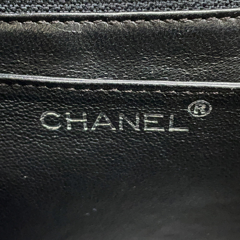 CHANEL Matelasse Top Handle Handbag BlackA12397 Caviar Leather