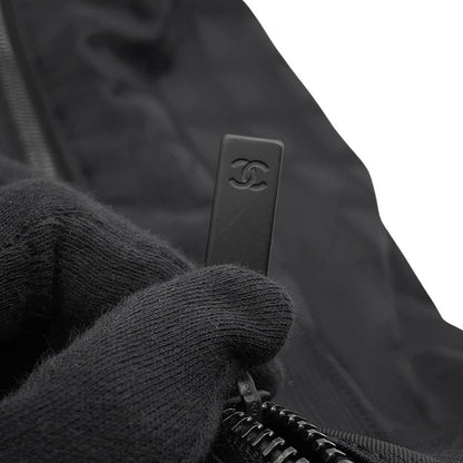 CHANEL New Travel Line Travel Bag Black Nylon