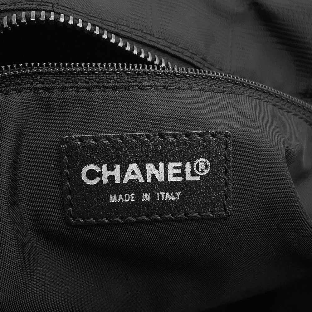 CHANEL New Travel Line Travel Bag Black Nylon