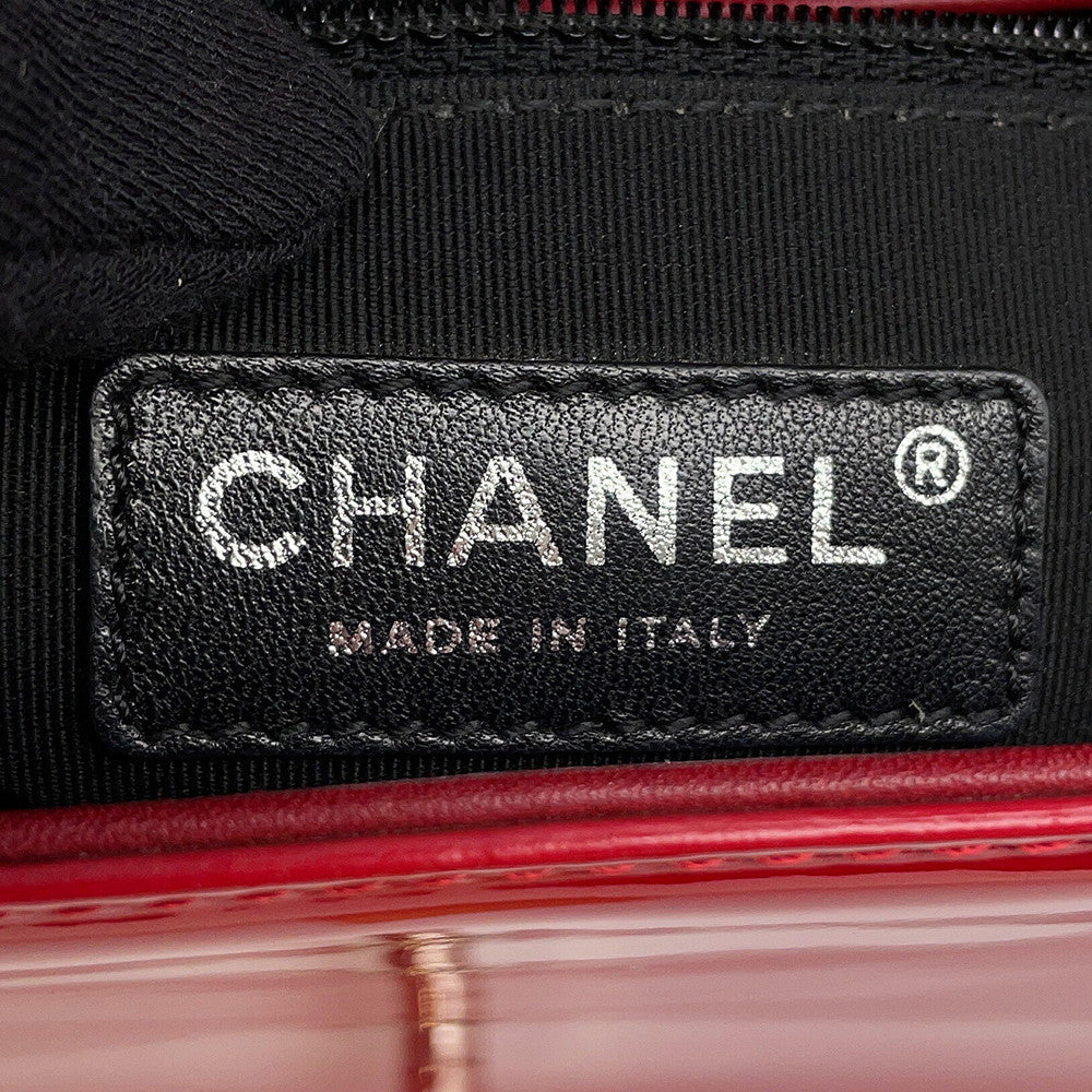 CHANEL Boy Chanel ChainShoulder Bag RedA92193 Patent Leather Size 28