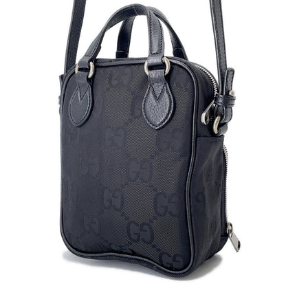 GUCCI GGNylon Off the Grid Shoulder Bag Black625850 GGNylon Leather